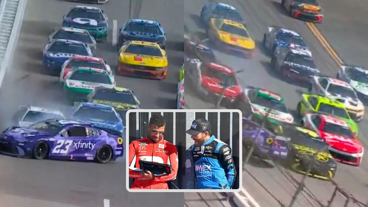 Bubba Wallace Blames Ross Chastain for the 25-Car Mega Wreck at Talladega