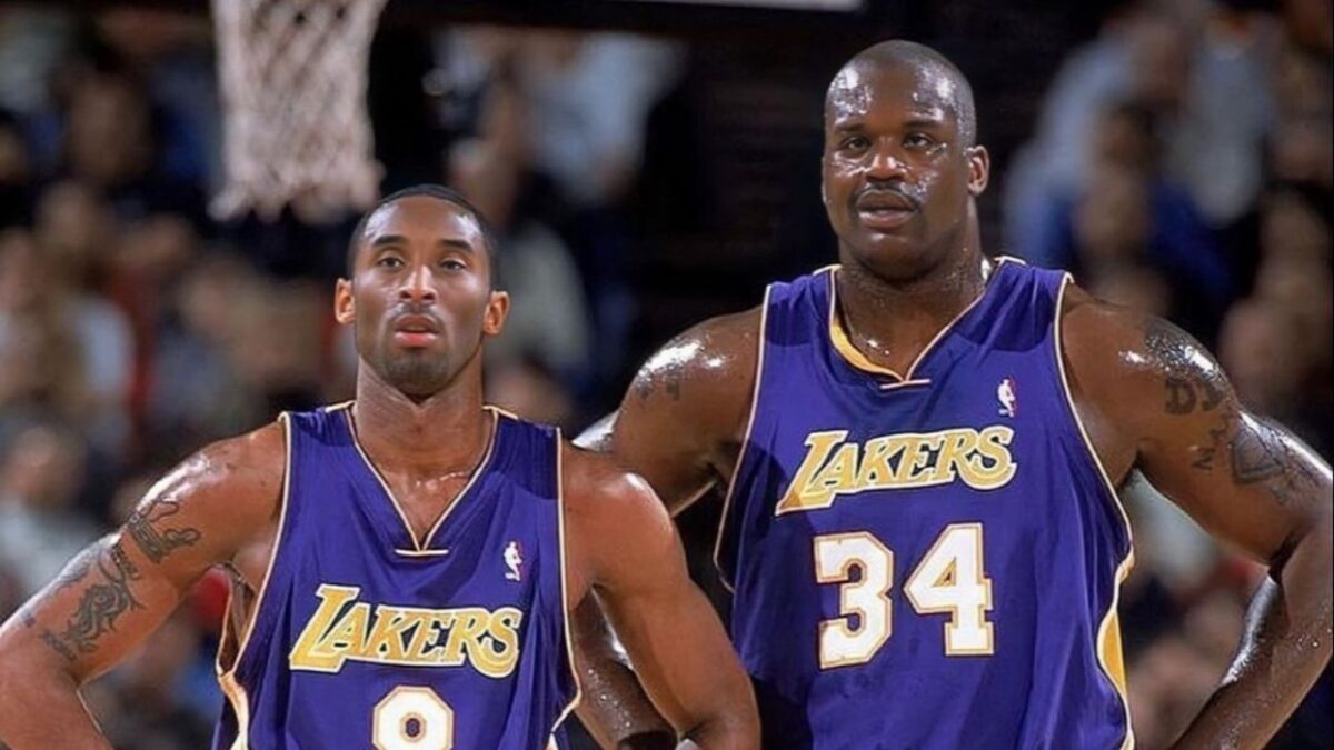 Kobe Bryant and Shaquille O'Neal