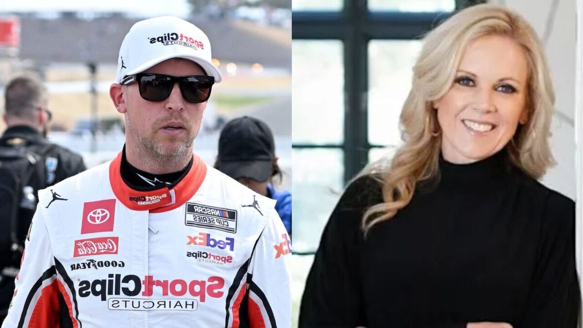 Denny Hamlin and Heather Gibbs
