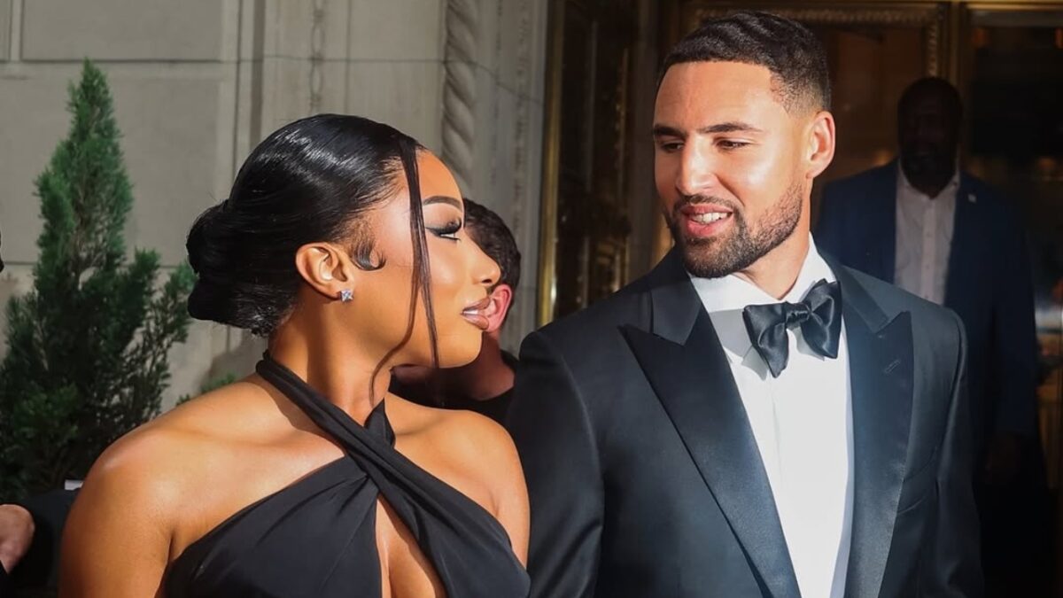 Megan Thee Stallion and Klay Thompson during their dating days
