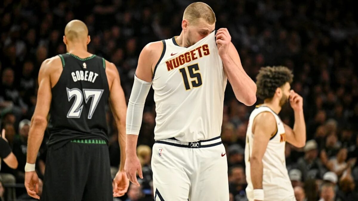 Nikola Jokic during the first-round series