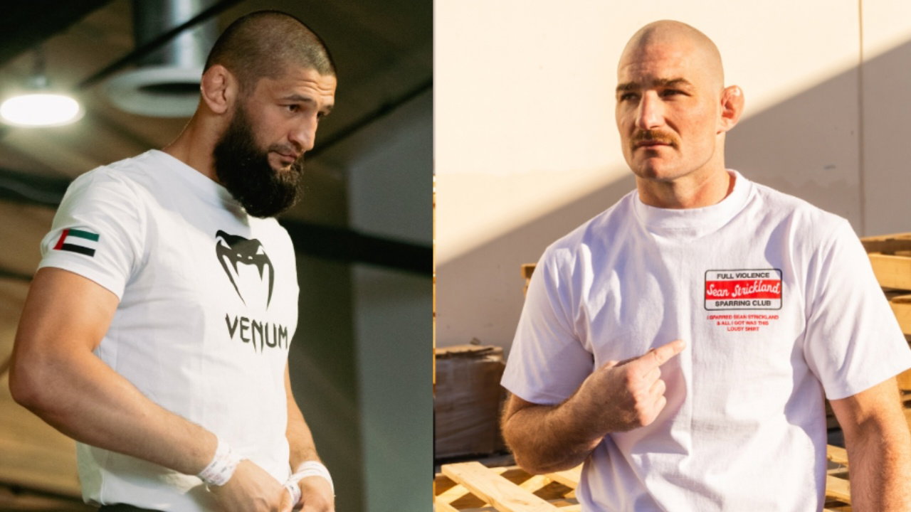 Sean Strickland Vows to Counter Dominant Wrestling Skills of Khamzat Chimaev at UFC 328