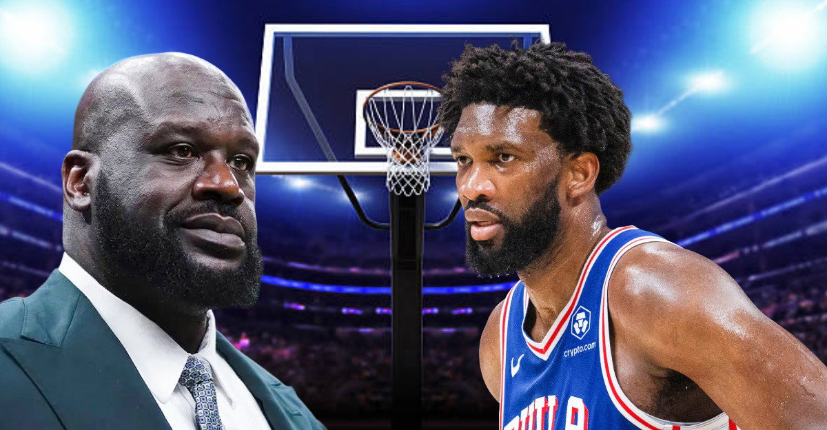 Shaquille O’Neal Gives Joel Embiid His Flowers After Dominant Game 7 Performance: “I Salute You”
