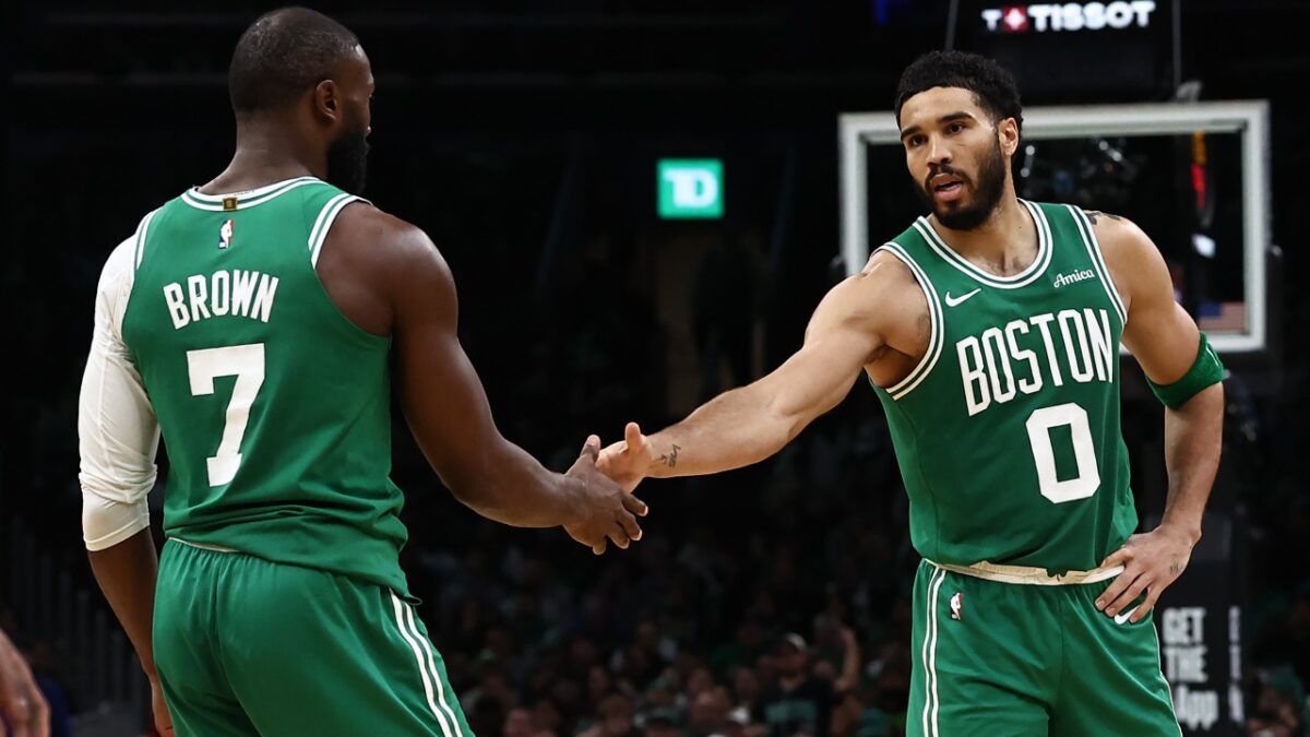 Celtics stars Jaylen Brown and Jayson Tatum