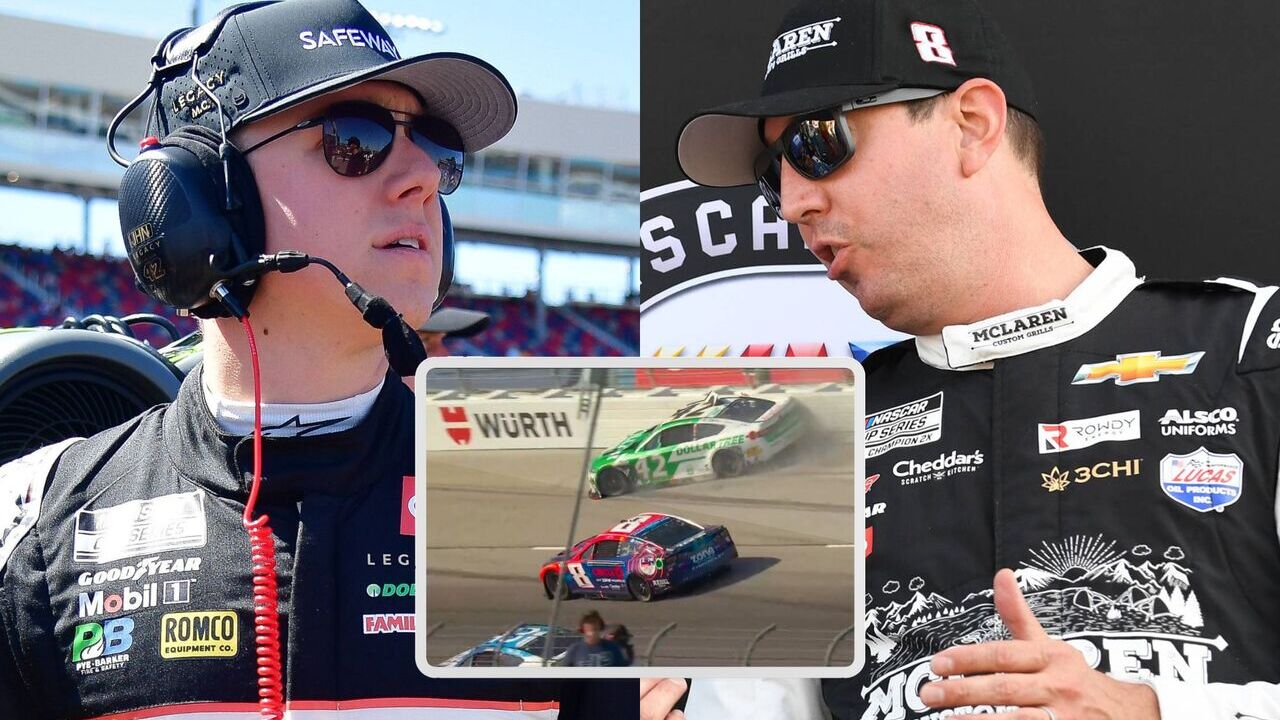 “What an A**!” Kyle Busch and John Hunter Nemechek Blames Each Other Over Texas Wreck