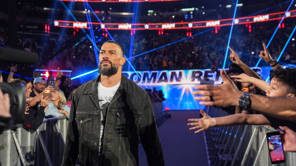 Roman Reigns and Jalen Brunson Combat Tyrese Haliburton-Backed Seth Rollins at Saturday Night's Main Event 1 Roman Reigns