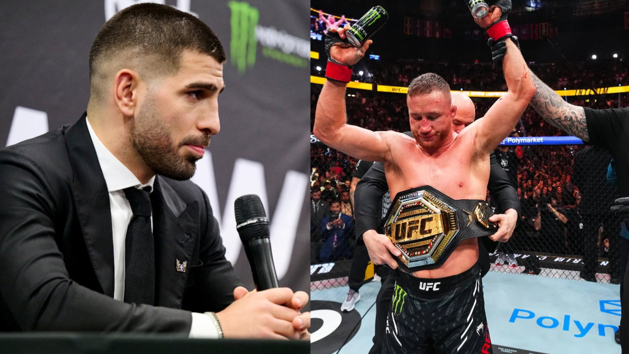 Ilia Topuria Flexes Confidence by Pointing Out Fan Reaction to Justin Gaethje Title Fight