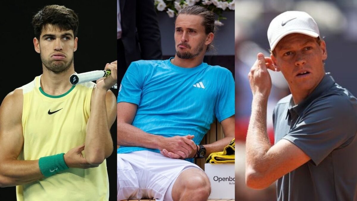 Alexander Zverev Eyes Historic Wimbledon Shift After Emotional Recovery: "I'm so Well This Year" 1 Carlos Alcaraz, Alexander Zverev, Jannik Sinner