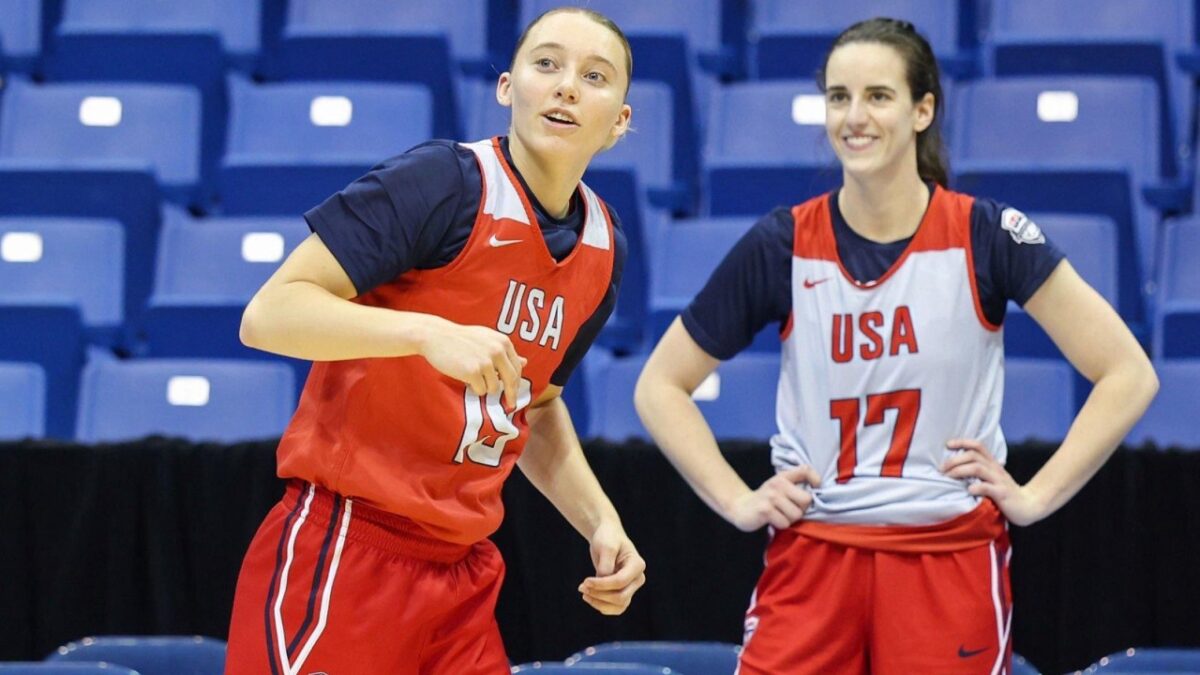 Joe Lacob Credits Caitlin Clark for Helping Him Invest in $850 Million Valued Valkyries 1 USA Basketball teammates Paige Bueckers and Caitlin Clark