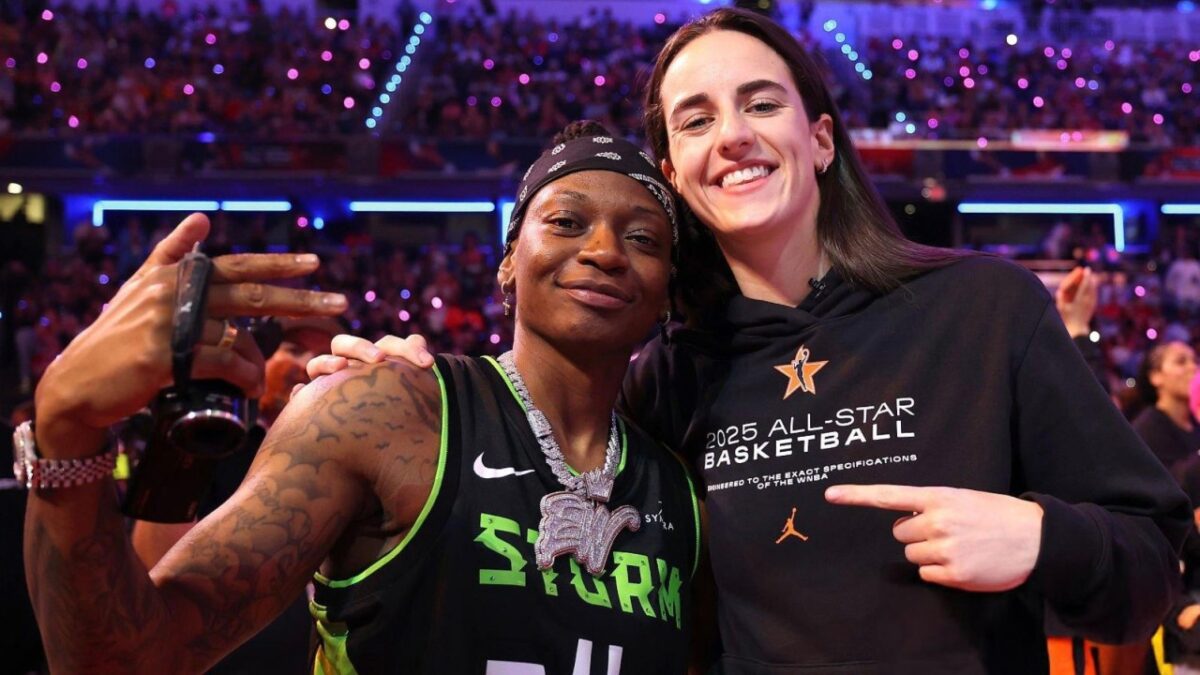 Analyst Claiming Fever Were Better Without Caitlin Clark Last Year Gets Flamed on Social Media - "Envy Of Females to Another" 1 Erica Wheeler and Caitlin Clark
