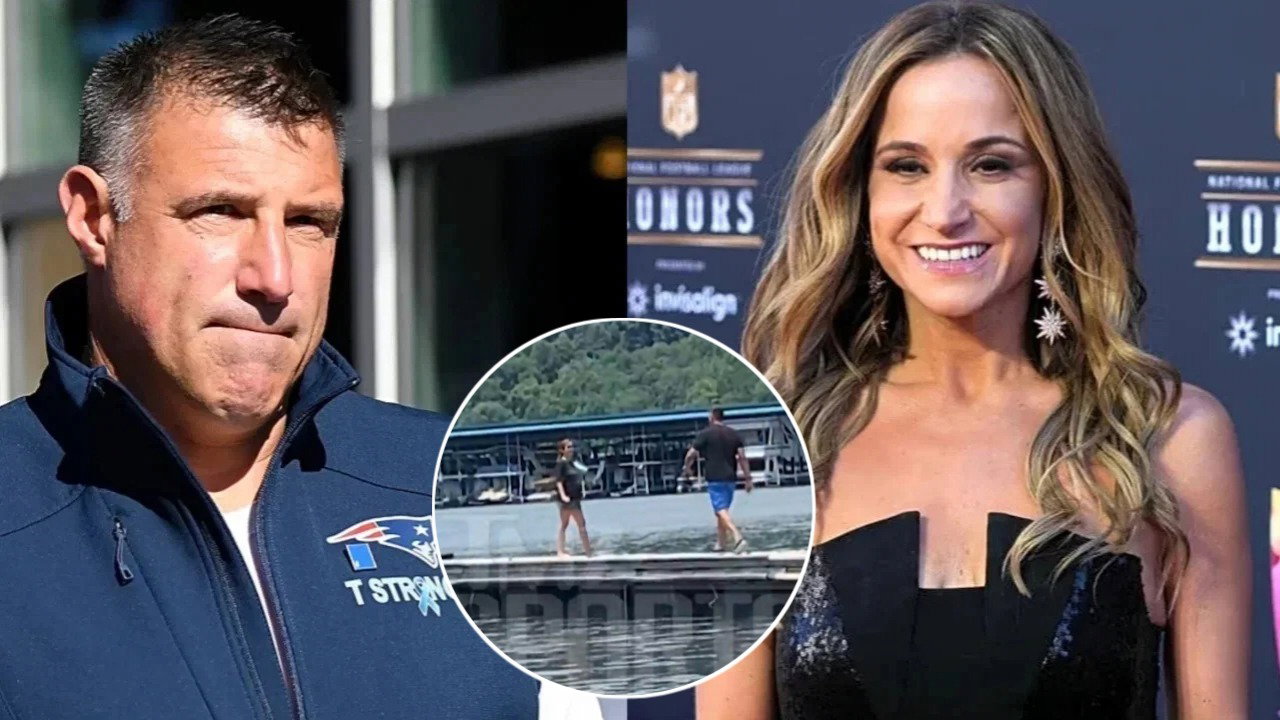 Exclusive Video Shows Pregnant Dianna Russini Going Out on a Boat with Mike Vrabel, Internet Speculates Crazy Theories