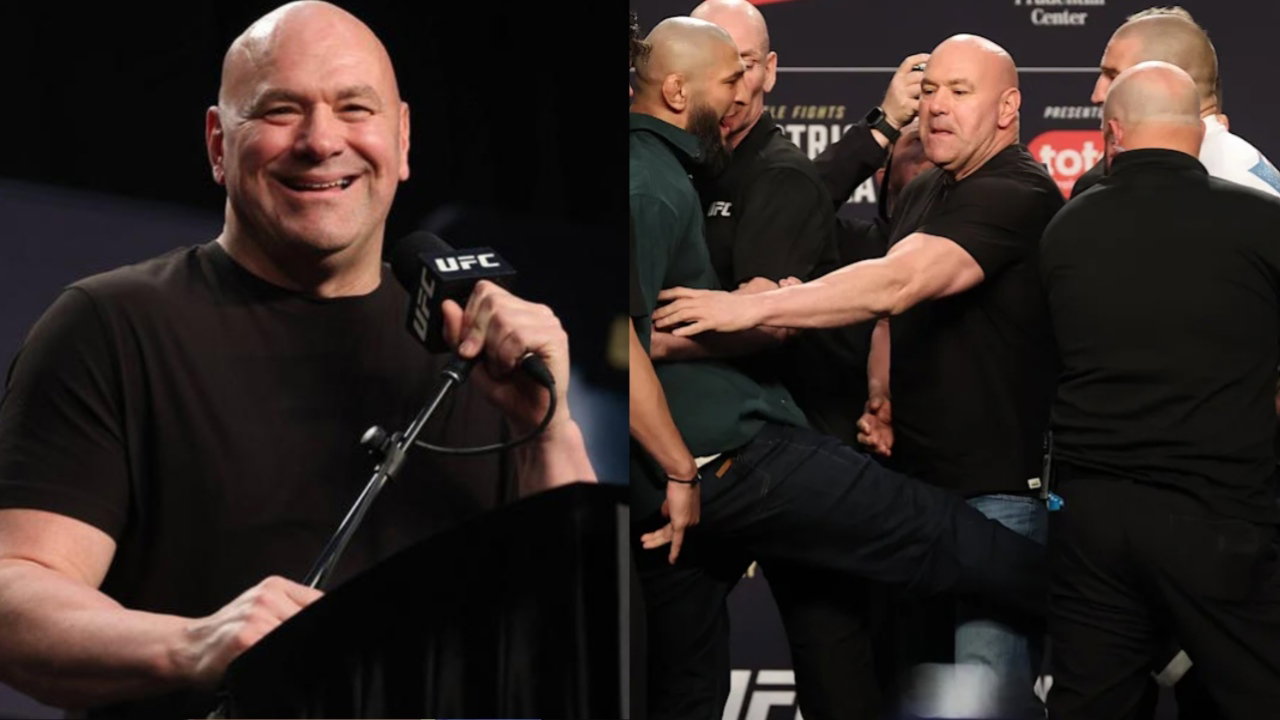 Where Did Khamzat Chimaev’s Kick Land? Dana White Shares Details About UFC 328 Presser Chaos