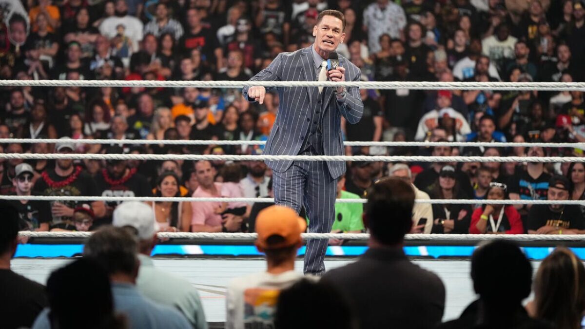John Cena Makes a Surprise Appearance at Seth Rollins’ Wrestling School 2 John Cena at WWE Backlash
