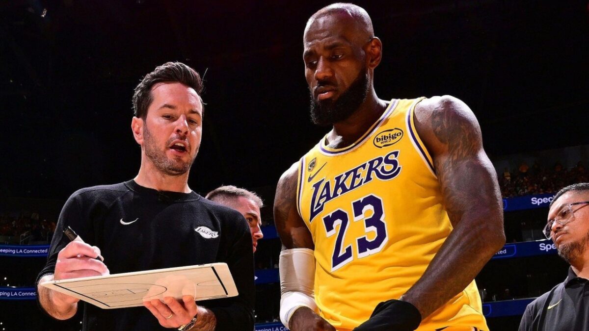 JJ Redick Says Lakers Are Built for Adversity After 0-3 Hole Against OKC 1 JJ Redick and LeBron James