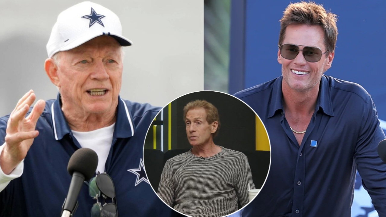 Skip Bayless Thinks Jerry Jones Won’t Be Happy About Tom Brady’s Shot at Cowboys Fans
