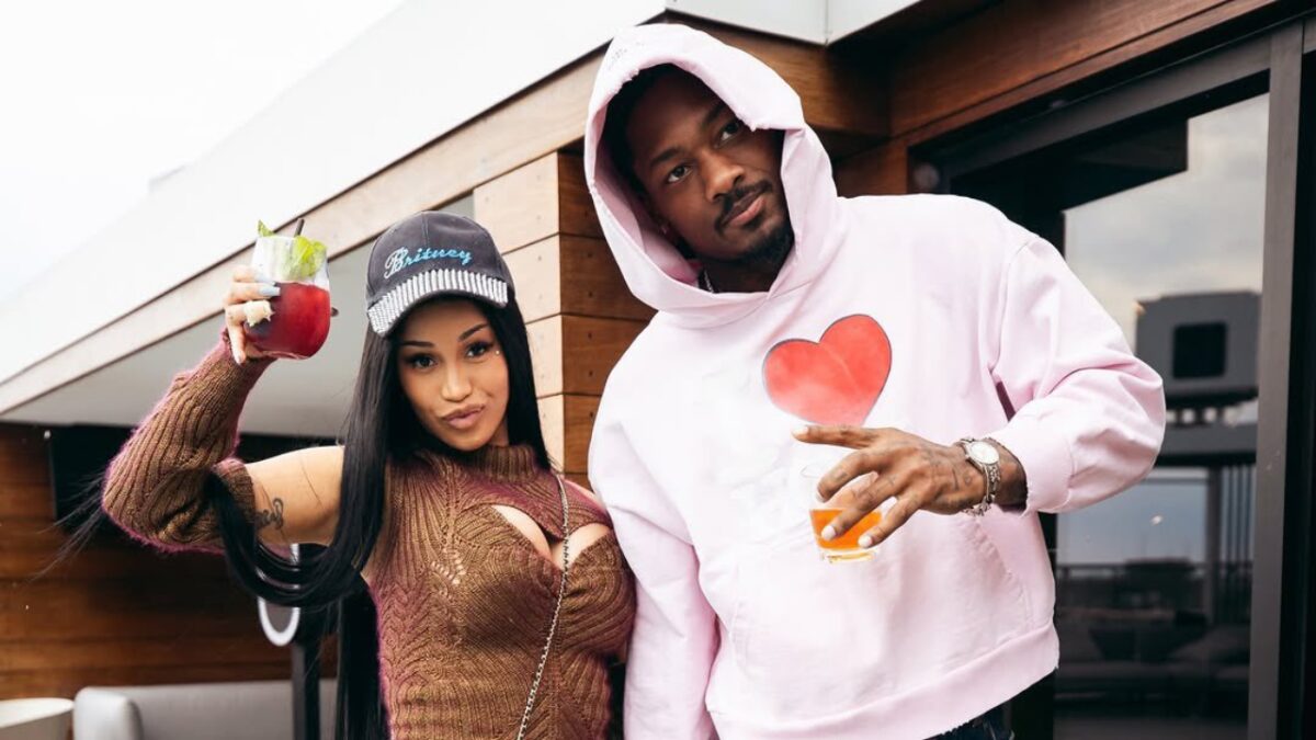 Cardi B Yelling At Stefon Diggs Days After Enjoying Mother's Day Together Leaves Fans in Splits - "Diggs is Embarrassing Tenfold" 1 Cardi B and Stefon Diggs at the Mother's Day Wellness event