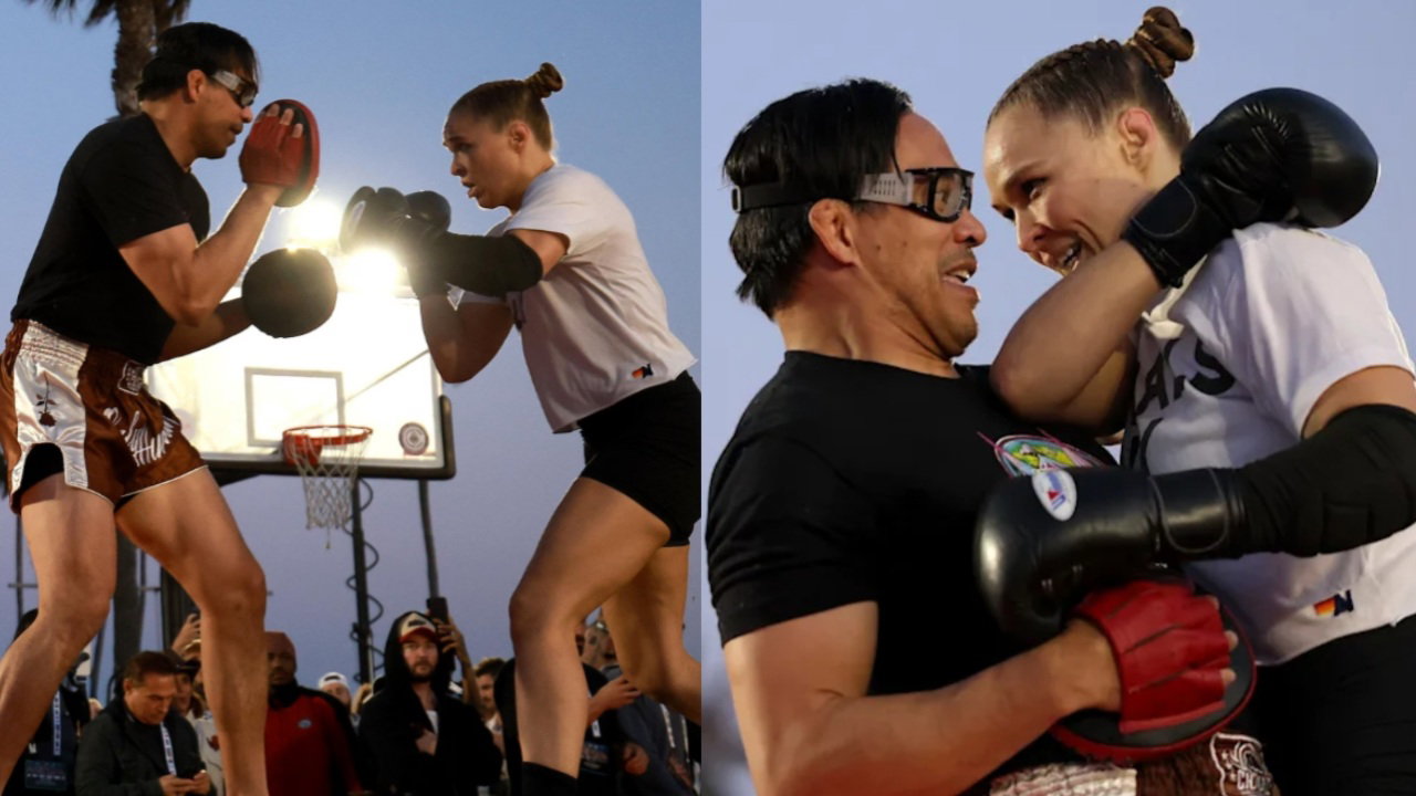 “Striking Still Not Good” – Ronda Rousey Open Workout Ahead of Gina Carano Showdown Sparks Negative Reactions