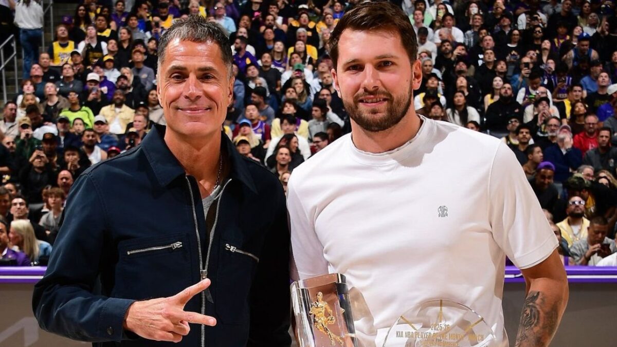 Kendrick Perkins Shading Luka Doncic as Playoff No-Show Like Joel Embiid Irks Fans - "This Has to Be Rage Bait" 1 Rob Pelinka and Luka Doncic