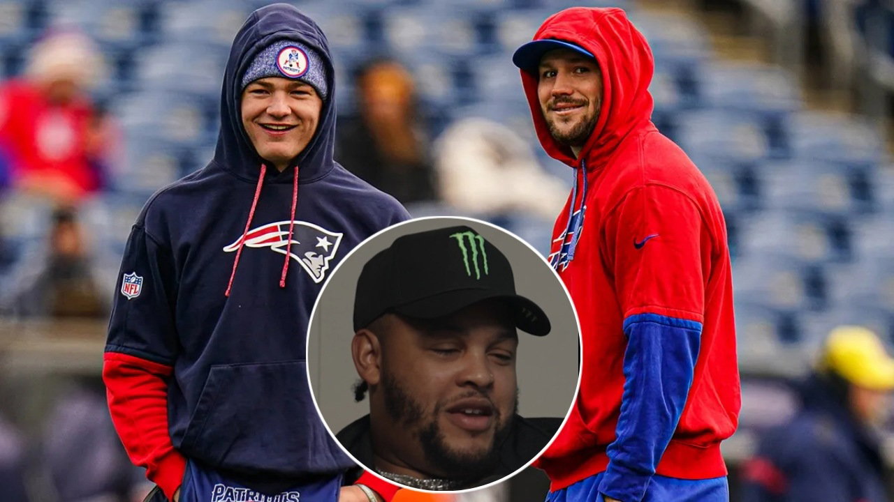 Bills Star Dion Dawkins Fired Back at TSA Employee Who Said Drake Maye Is Better Than Josh Allen