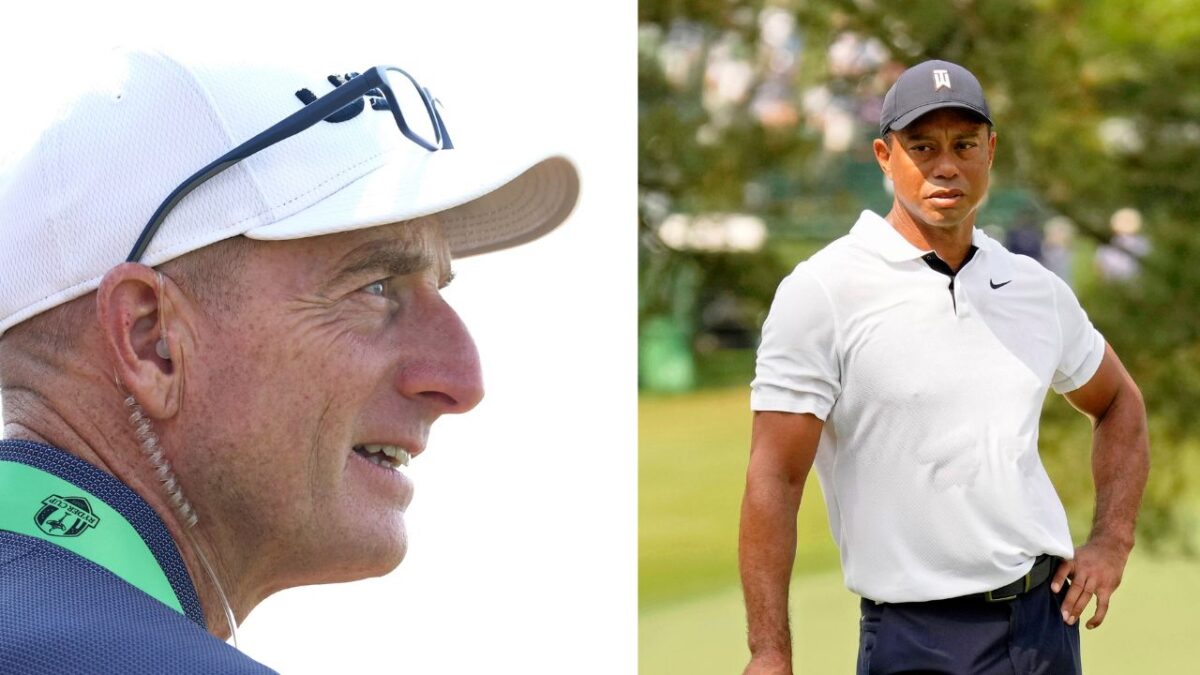 Tiger Woods' Private Jet Reportedly Lands in Florida After Rehab Program Abroad 1 Jim Furyk and Tiger Woods