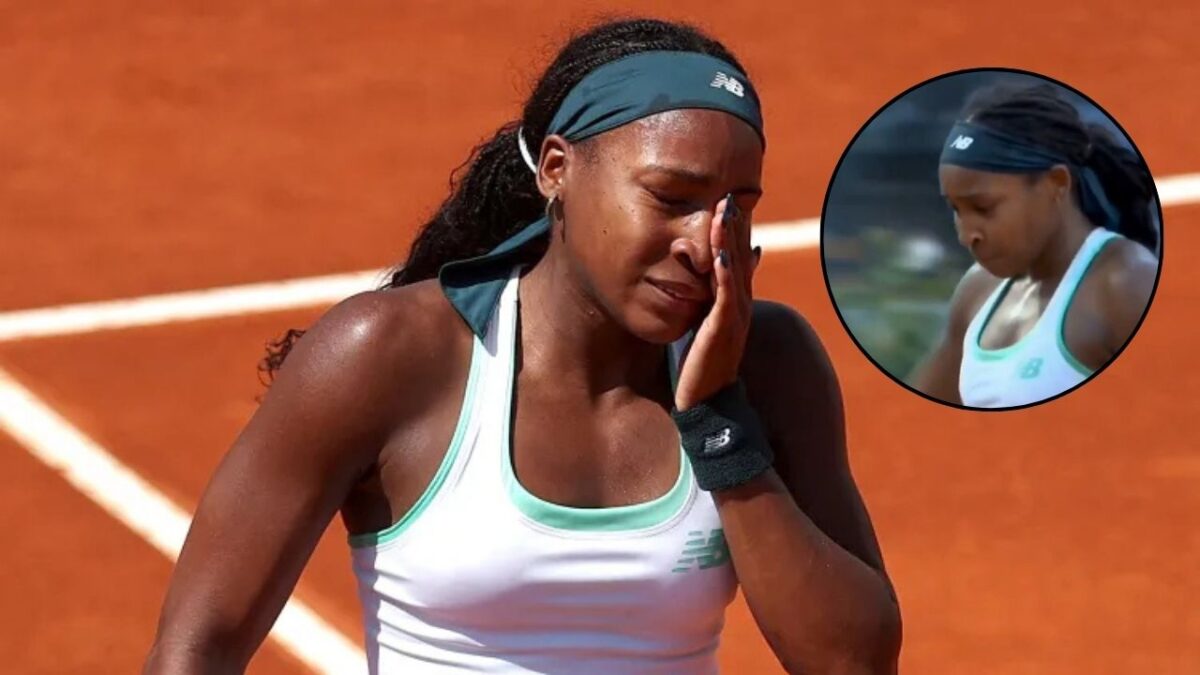 Coco Gauff Smashes Her Head with Racket During Italian Open Final ...