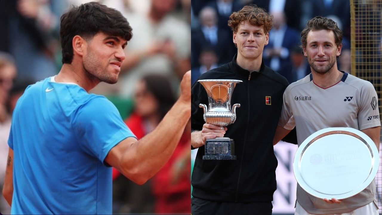 Casper Ruud Claims Jannik Sinner and Carlos Alcaraz are Unbeatable When They Play at Their Best