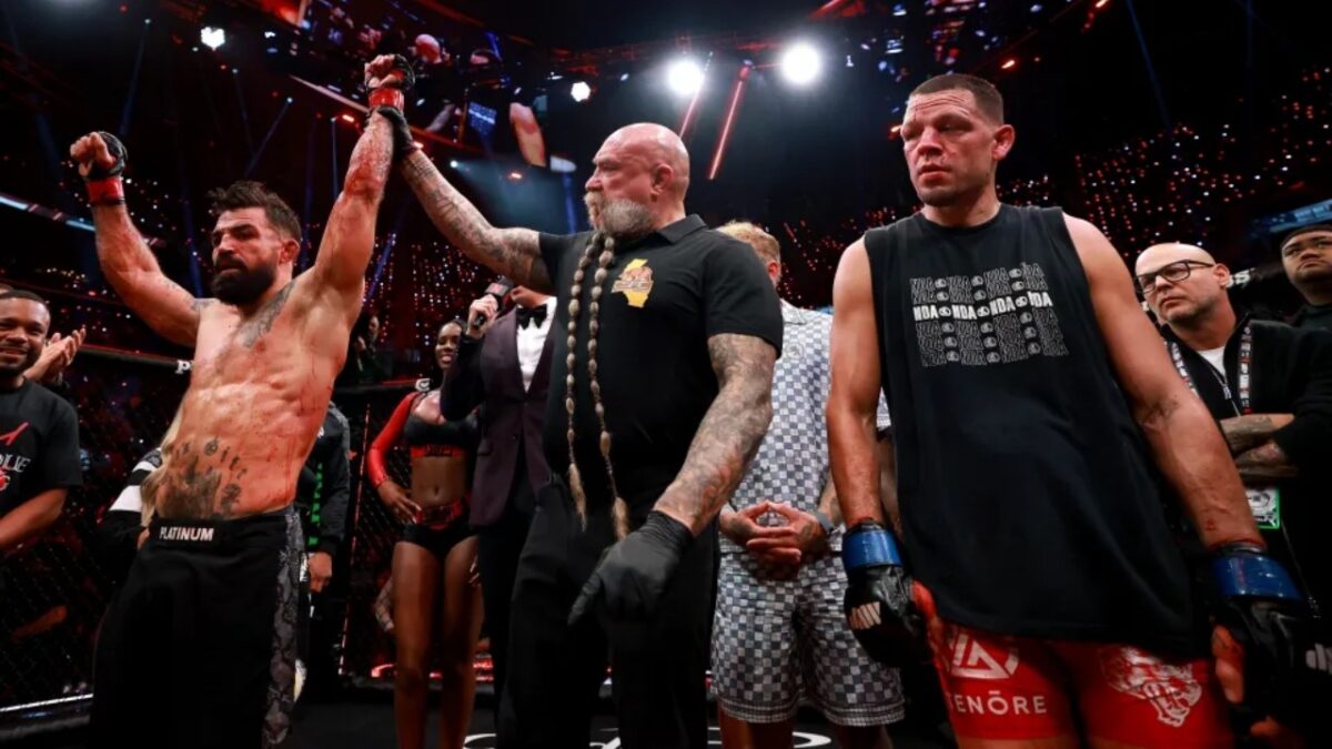 'King Of Violence' Mike Perry Hints at Fighting Conor McGregor After Impressive Performance at MVP MMA 1 1 Mike Perry defeats Nate Diaz via TKO