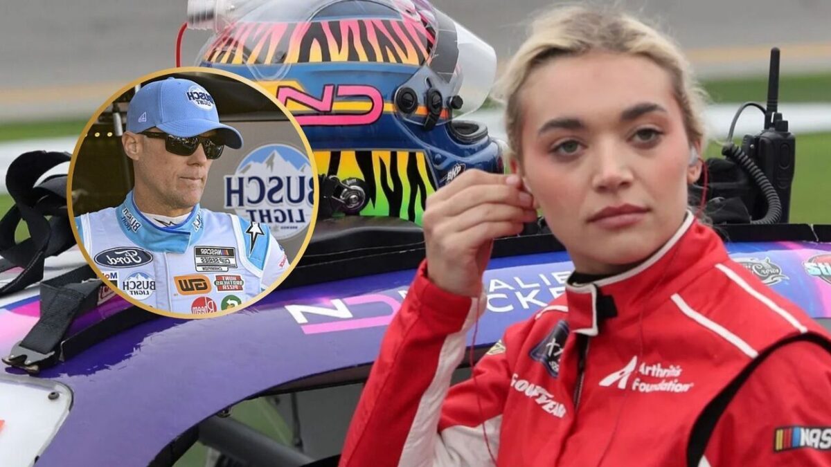 Kevin Harvick Has “Zero Sympathy” for Natalie Decker after rage Quitting Truck Series 1 Kevin Harvick and Natalie Decker (1)