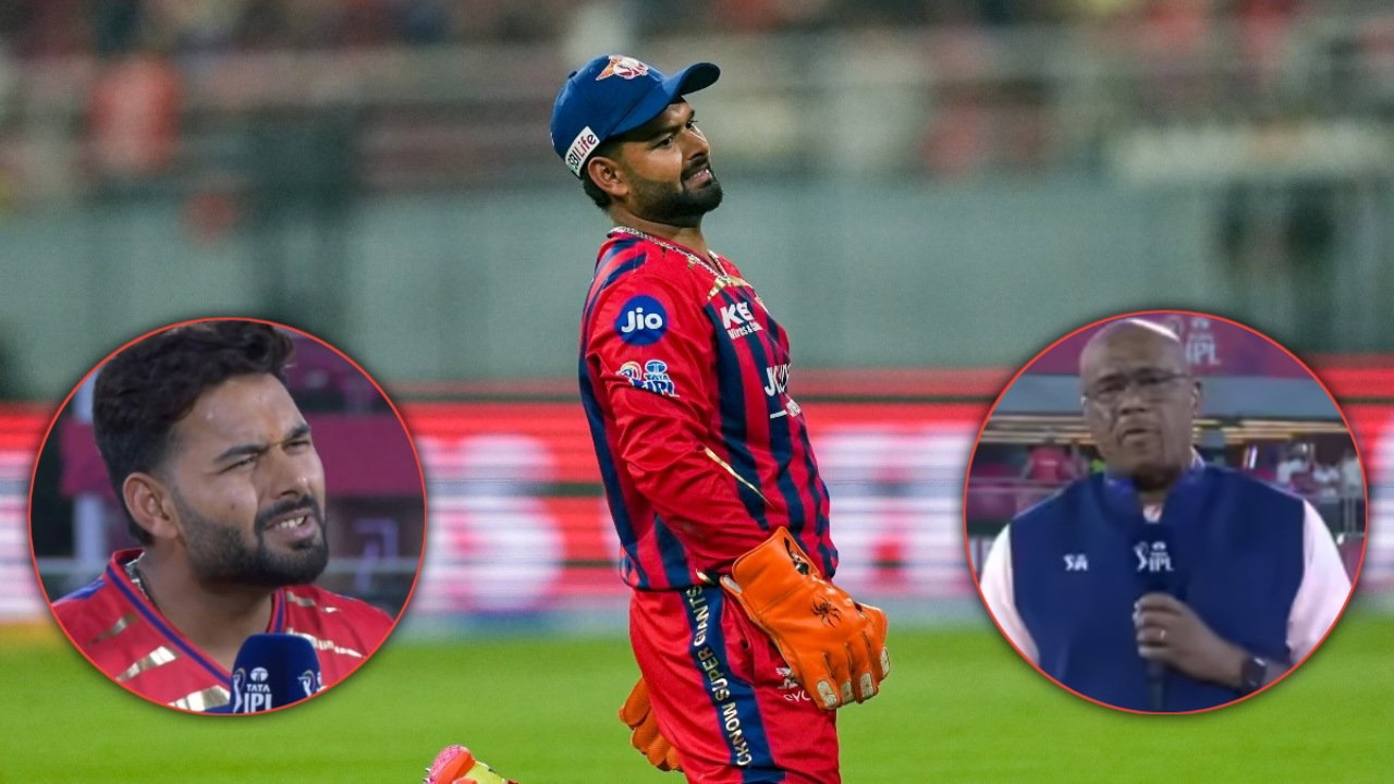 Rishabh Pant’s Bizarre Toss Interaction With Ian Bishop Has Left Fans Puzzled