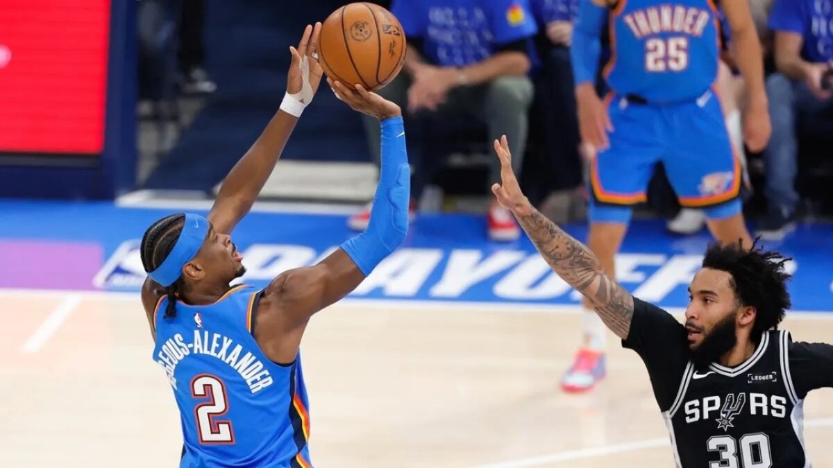 Shai Gilgeous-Alexander Explains Viral 'Calm Down' Gesture During Emphatic Game 2 Win 1 Shai Gilgeous-Alexander came up big in Game 2