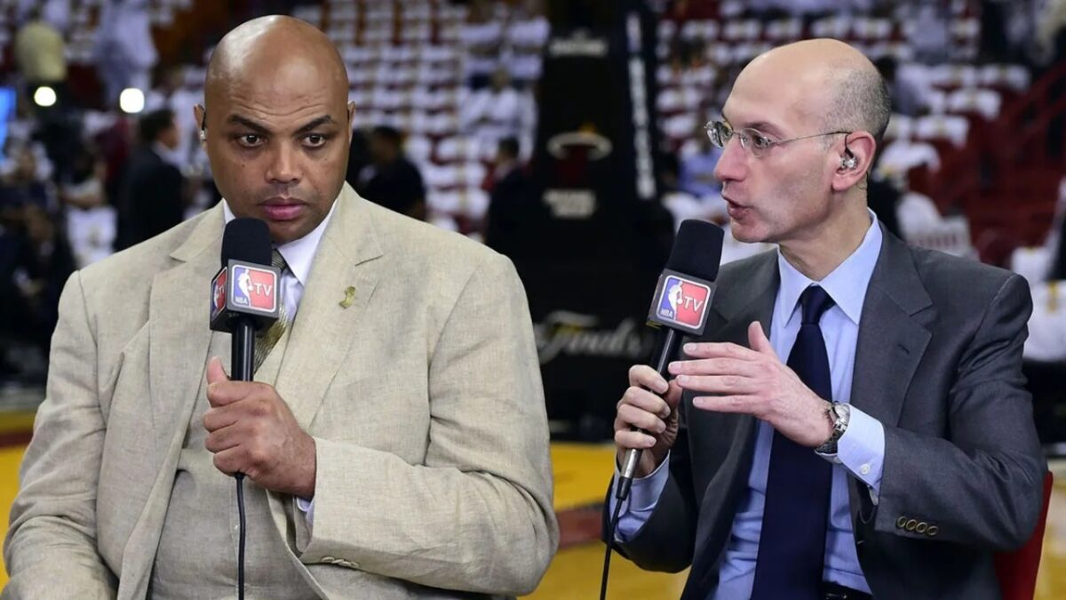 Charles Barkley Defends Inside the NBA's Lack of X's and O's Analysis 1 Charles Barkley and Adam Silver
