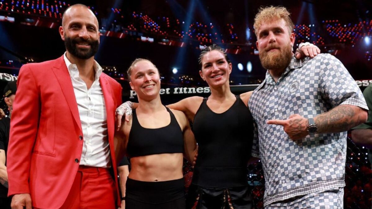 'Superman' Jake Paul Takes Credit as New MMA Promotion Secures $60 Million Funding Following Netflix MMA 1 Jake Paul, Nakisa Bidarian, Ronda Rousey, Gina Carano