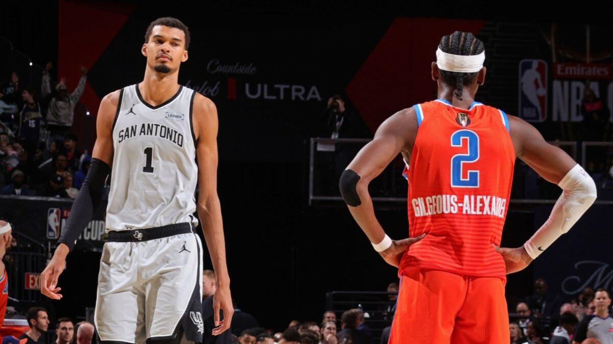 "I Want to do That 20 More Times," Victor Wembanyama Sets High Ceiling For Himself After Reaching Maiden NBA Finals 1 Victor Wembanyama and Shai Gilgeous-Alexander