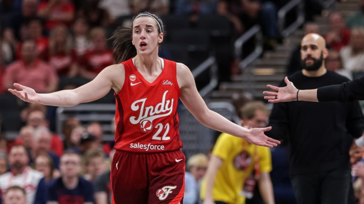 Caitlin Clark Holds Her Tongue on Refs to Avoid More Fines After Technical and Flagrant 1 1 Caitlin Clark complaining to officials
