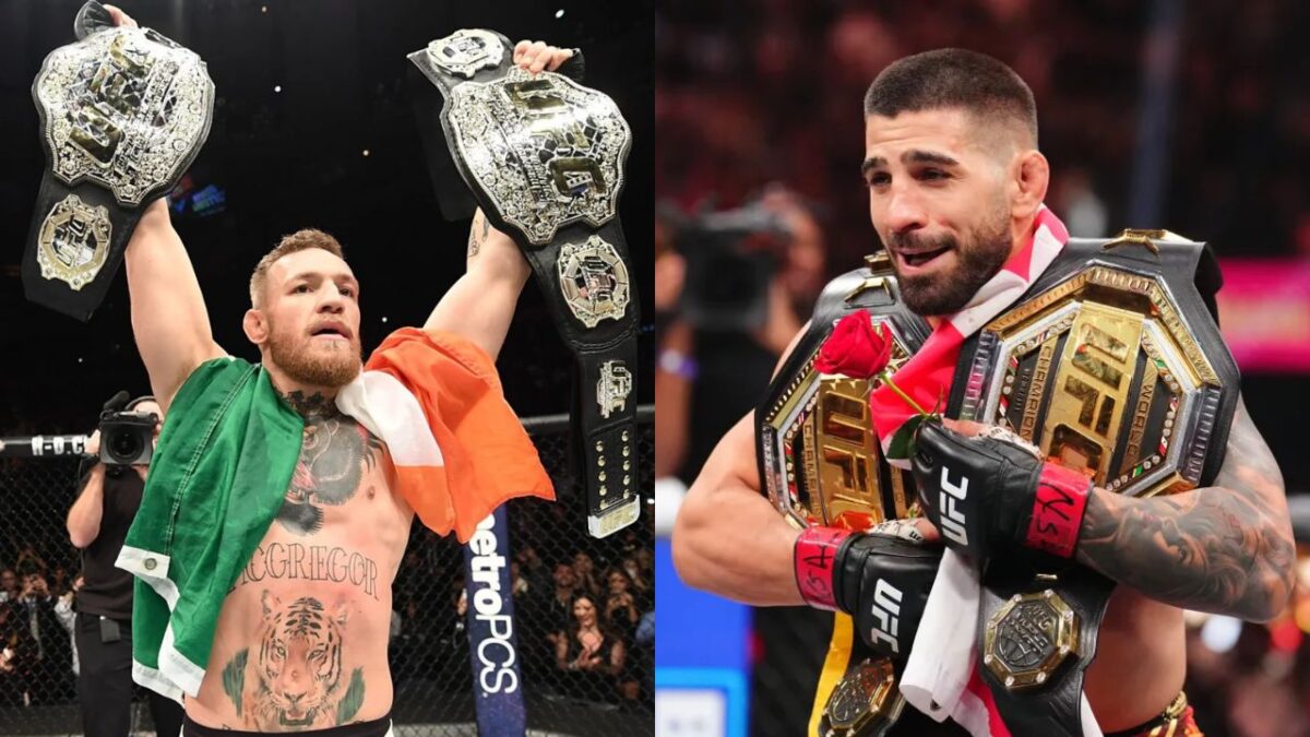 Ilia Topuria Eyes Conor McGregor Superfight Once the Irishman Gets Past Max Holloway 1 Conor McGregor, Ilia Topuria