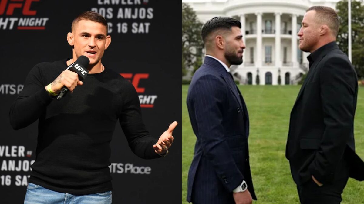 Justin Gaethje Thinks Two Factors Can Negate Ilia Topuria at UFC Freedom 250 1 Dustin Poirier, Ilia Topuria, Justin Gaethje