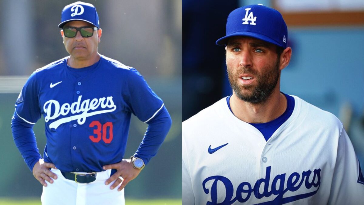 Ex-Dodgers Star Chris Taylor Clears Confusion Regarding MLB Retirement on Social Media 1 Dave Roberts and Chris Taylor