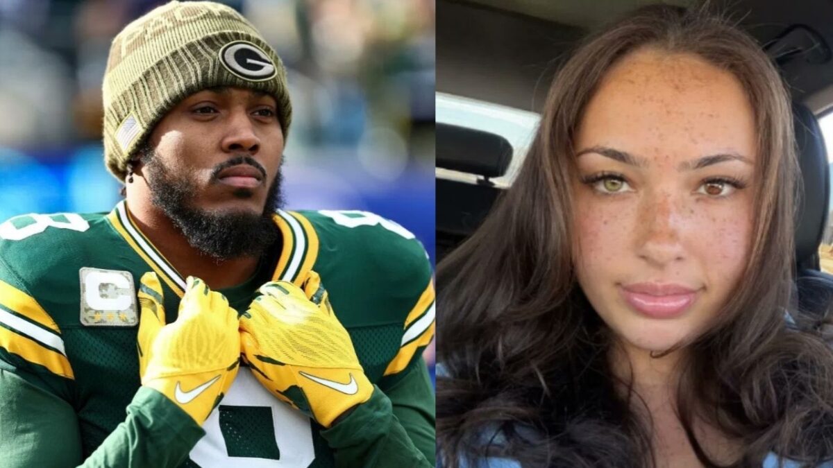 Josh Jacobs Denying Allegations Despite Multiple Domestic Violence Charges Baffles Fans - "Too Late to Get Aaron Jones Back? 1 Josh Jacobs and Ash Kaash