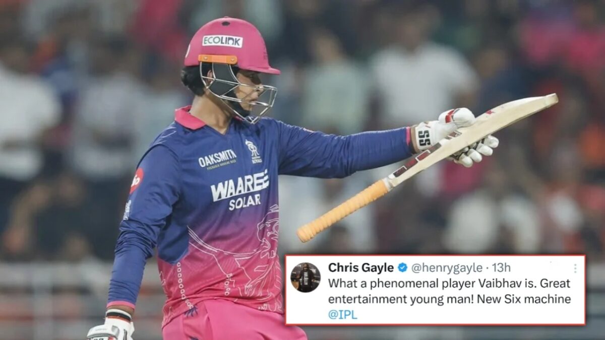 Vaibhav Sooryavanshi, 15, Breaks Chris Gayle’s 14-Year-Old IPL Record 1 Chris Gayle on Vaibhav Sooryavanshi