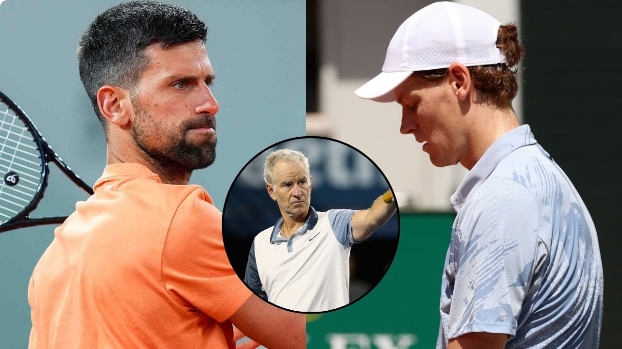 John McEnroe Makes Novak Djokovic Advantage Claim After Jannik Sinner’s Shock Early Roland Garros Exit