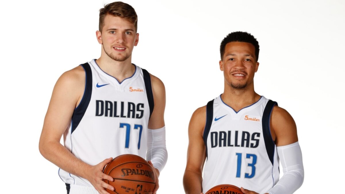Jalen Brunson Winning Title Will Change Narrative Surrounding Luka Doncic, Says Michelle Beadle 1 Luka Doncic and Jalen Brunson