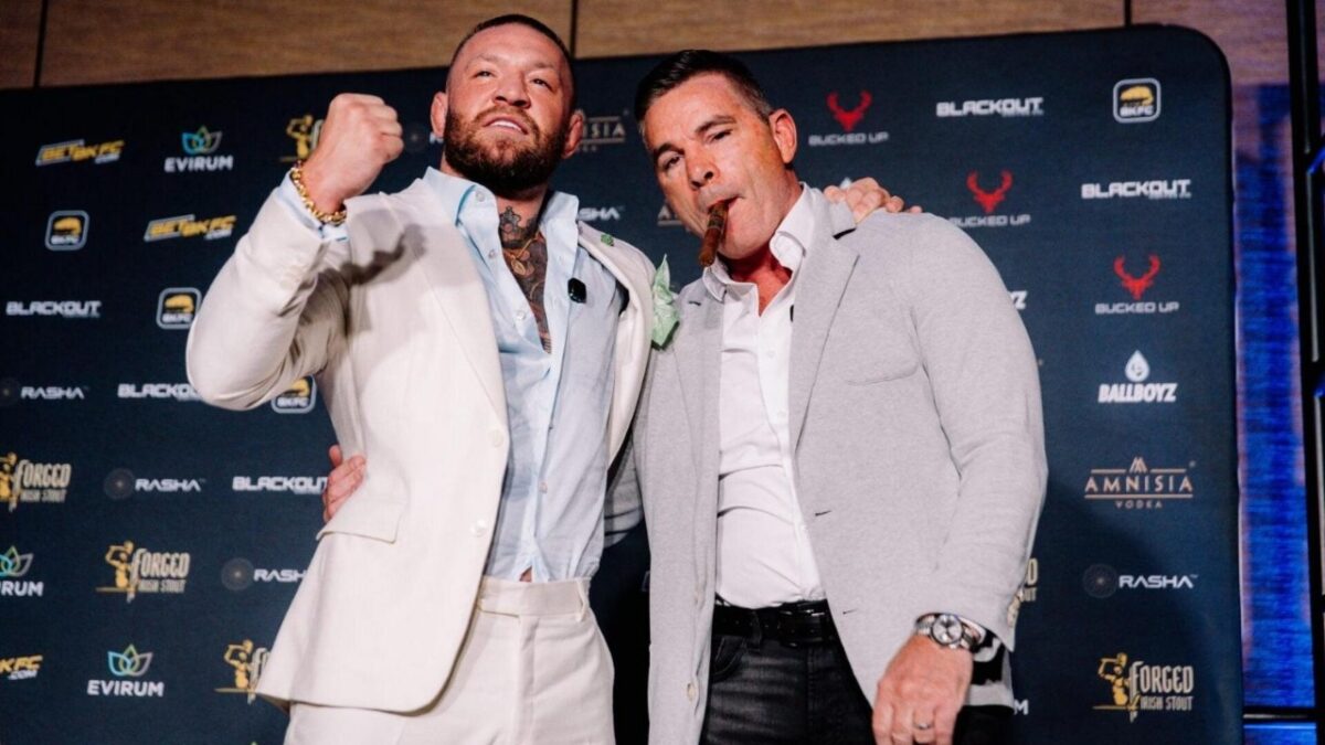 Conor McGregor's BKFC Has a New Superstar as Darren Till Earns Comeback TKO Finish 1 Conor McGregor and David Feldman