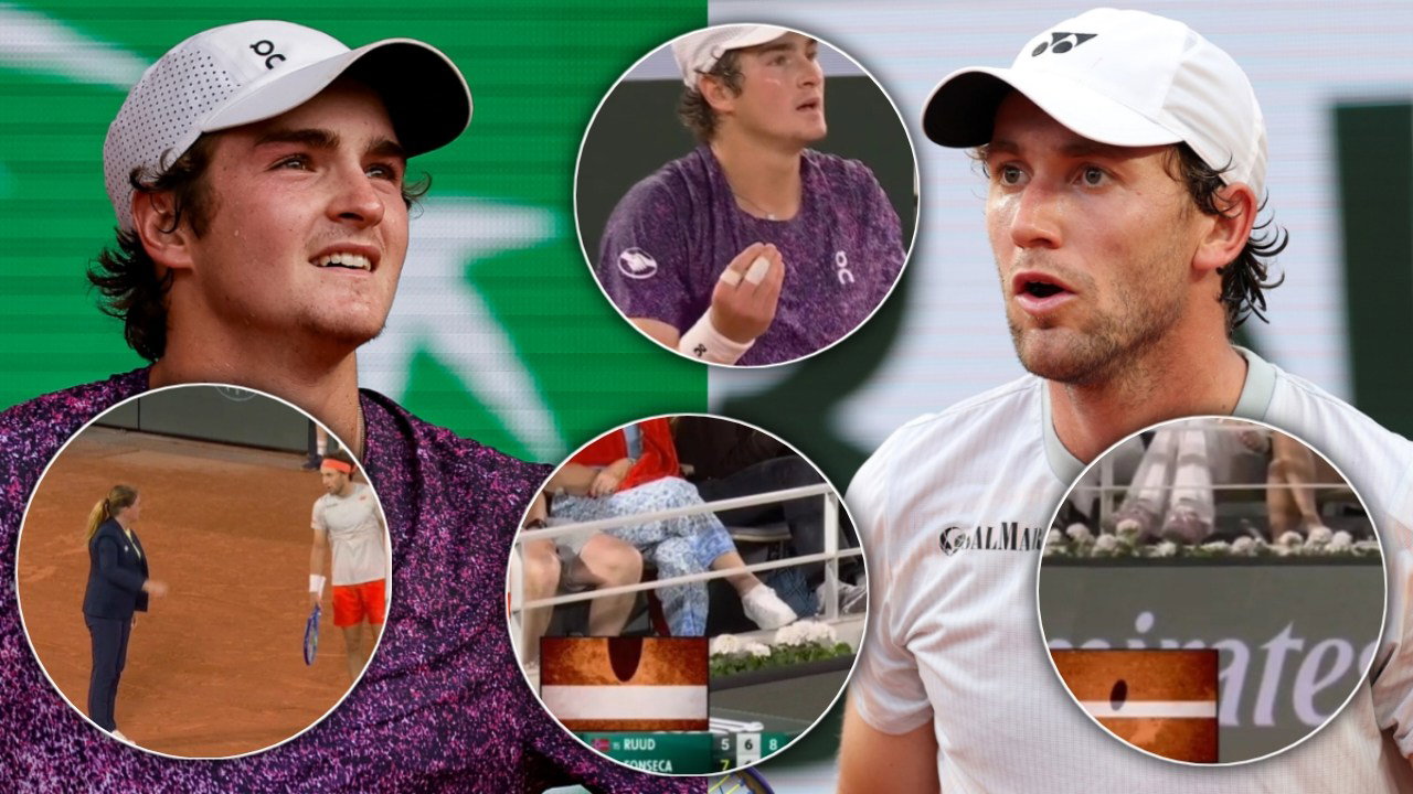 “Biggest Highway Robbery” – Tennis Fans Slam Controversial Line Calls During Joao Fonseca vs. Casper Ruud Encounter at Roland Garros