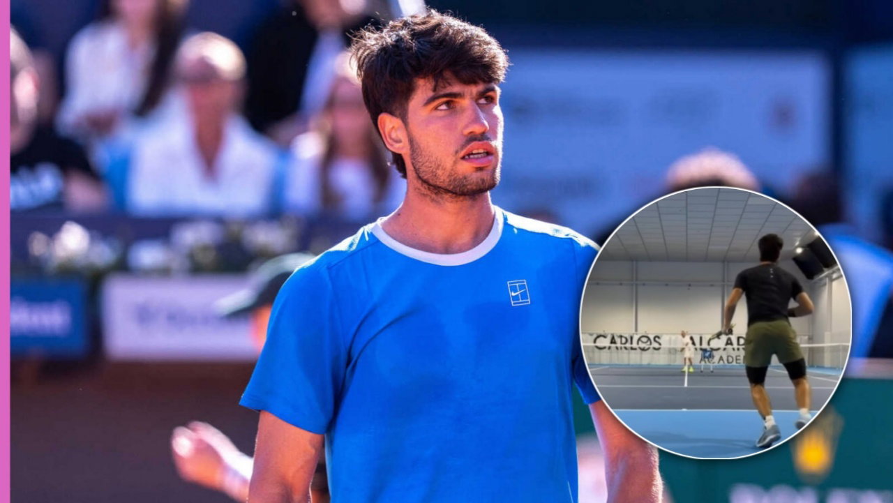 (Video) Carlos Alcaraz Steps Up Wrist Injury Recovery with Left-Handed Tennis Sessions