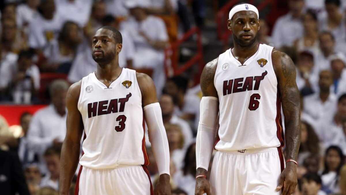 Stephen A. Smith Slams LeBron James' Agent For Downplaying Michael Jordan's Legacy: "Scratch That Dream" 1 Dwyane Wade and LeBron James