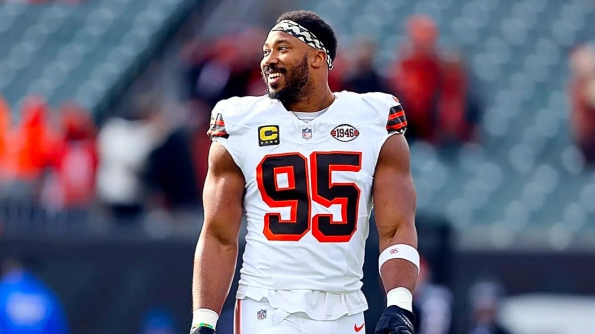 How the Rams Are Now Super Bowl Favorites After Blockbuster Myles Garrett Trade 1 How the Rams Are Now Super Bowl Favorites After Blockbuster Myles Garrett Trade