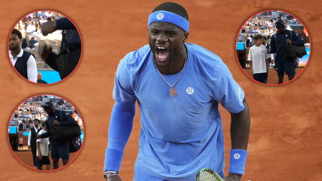 Frances Tiafoe Hilariously Fist-Bumps Himself After Roland Garros Mascot Kid Snub