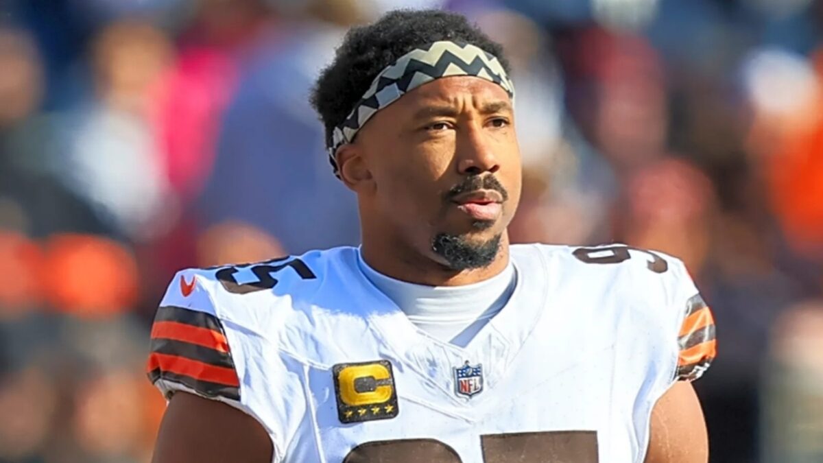 49ers' Mac Jones Initially Thought News of Myles Garrett's Trade to Rams Was AI 1 49ers' Mac Jones Initially Thought News of Myles Garrett's Trade to Rams Was AI