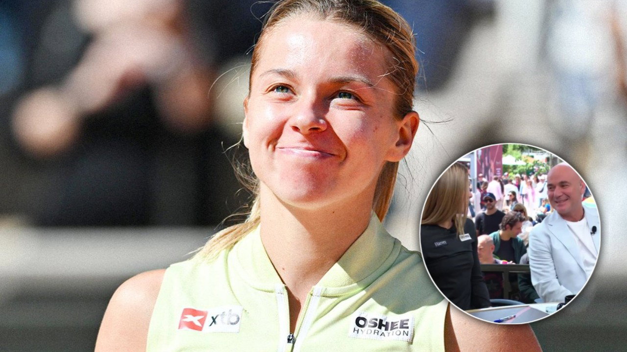 Andre Agassi Sends a Special Message to Maja Chwalinska After her Memorable Roland Garros Campaign