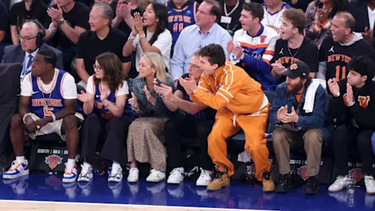 Spike Lee Shows Off Knicks Jersey Signed by Pope Leo XIV During NBA Finals Game 3 1 Celebrities who attended NBA finals Game 3